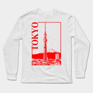 Tokyo - SkyTree Long Sleeve T-Shirt